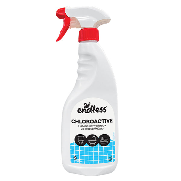 Καθαριστικό Πολλαπλών Χρήσεων με Χλώριο 750ml Spray Endless Chloroactive