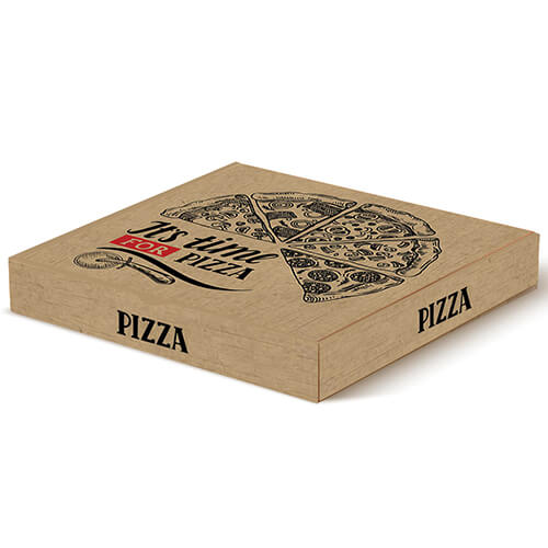 Κουτί Πίτσας Welle Κραφτ Τυπωμένο IT'S PIZZA TIME