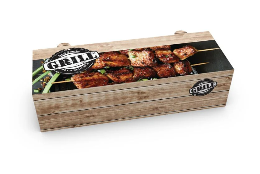 Κουτί Σουβλάκι 25x9x6.5 T28 Μεταλιζέ GRILL 10kg