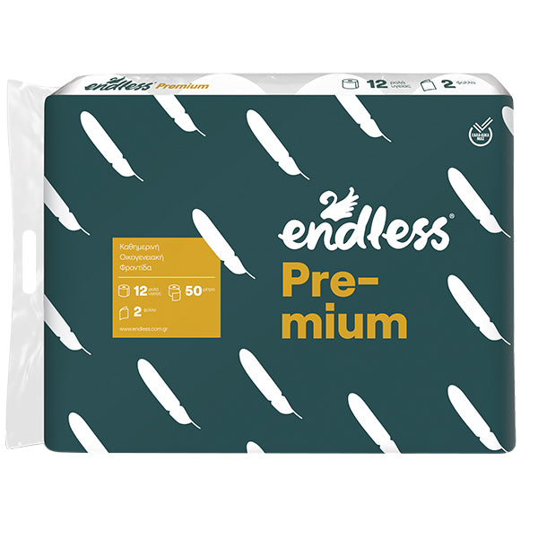 Χαρτί υγείας Endless Premium 190 gr – συσκευασία 12 ρολών