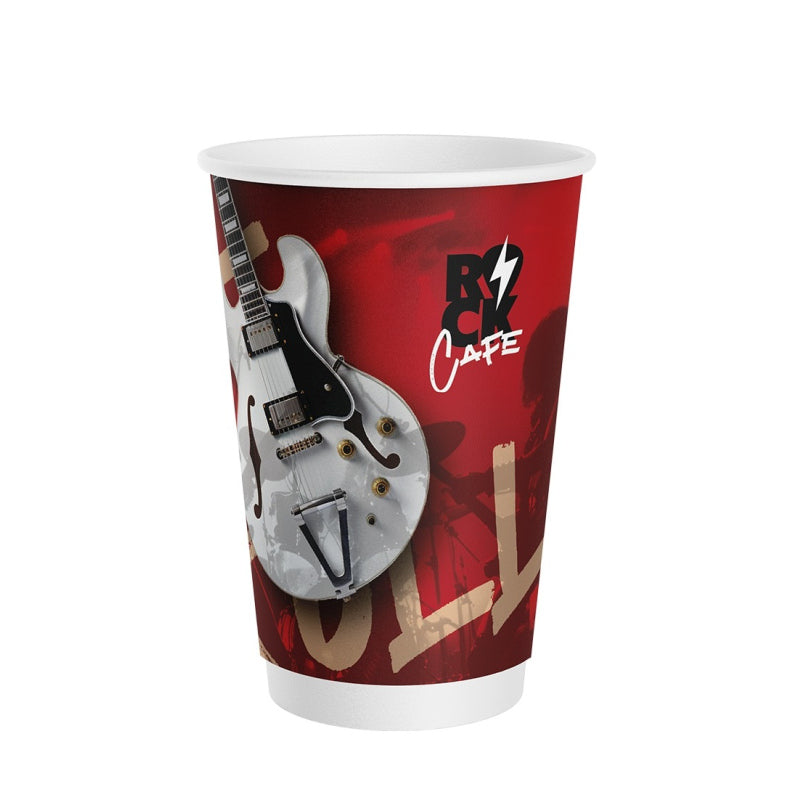 Χάρτινο ποτήρι Music DW 16 oz – design με μουσικά σύμβολα