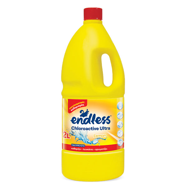 Endless Chloroactive Ultra παχύρρευστη χλωρίνη 2 lt – άρωμα λεμόνι