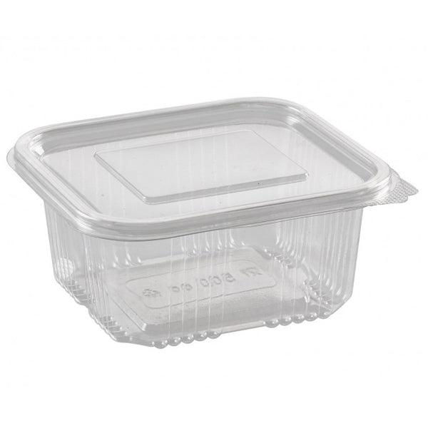 Θήκη τετράγωνη PET 500 gr – 50 τεμ (FT208-500) – Emporico