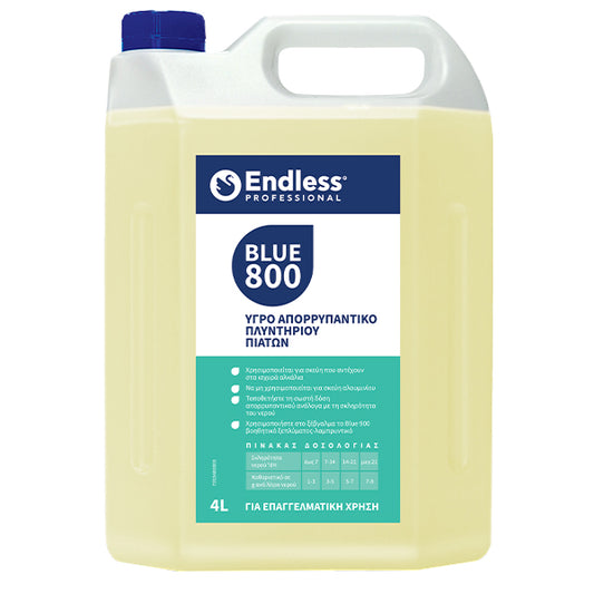 Υγρό Πλυντηρίου Πιάτων 4LT Blue 800 Prof Endless
