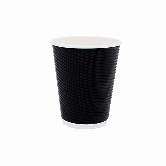 Ποτήρι Χάρτινο Μαύρο Ripple DW 4oz 25τεμ