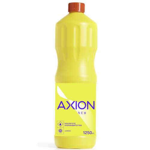 Χλώριο Παχύρευστο Λευκαντικό 1,25LT Λεμόνι Axion