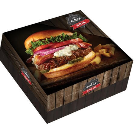 Κουτί Burger 16×13×8cm Luxury