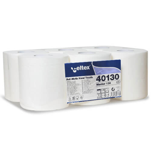 Χειροπετσέτα Ρολό Autocut 2 Φύλλα Celtex 6τεμ 21cm 130m TORK