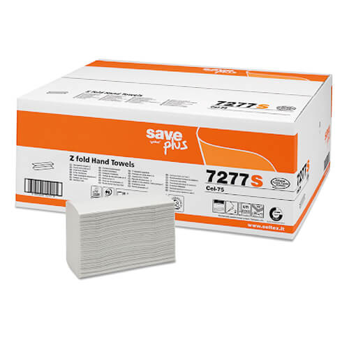 Χειροπετσέτα Στενή 22x24cm Save Plus 25x125τεμ