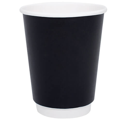 Ποτήρι Χάρτινο Μαύρο DW 12oz 25τεμ