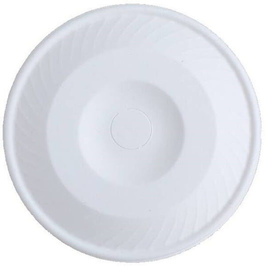 Καπάκι Βιοδιασπώμενο Λευκό Flat με Τρύπα 90ΜΜ 16oz 50τεμ