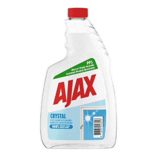 ajax ανταλλακτικό για υγρό τζαμιών 750ml με αντλία – καθαριστικό για γυάλινες και λείες επιφάνειες