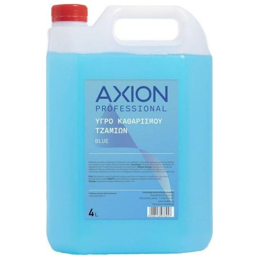 Axion υγρό καθαρισμού τζαμιών 4 L μπλε – για γυάλινες και λείες επιφάνειες
