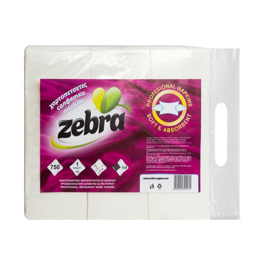 Χαρτοπετσέτα εστιατορίου 24×24 cm – σετ 750 τεμάχια
