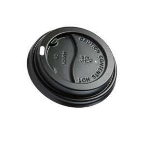 Καπάκι πιπίλα μαύρο 4oz — για χάρτινο ποτήρι μικρής χωρητικότητας
