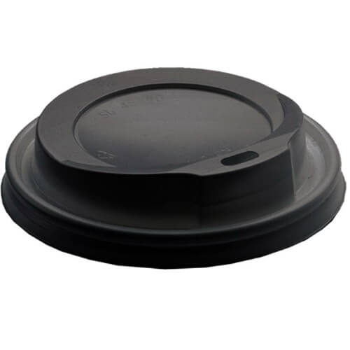 Καπάκι πιπίλα American Style μαύρο 90mm για χάρτινο ποτήρι
