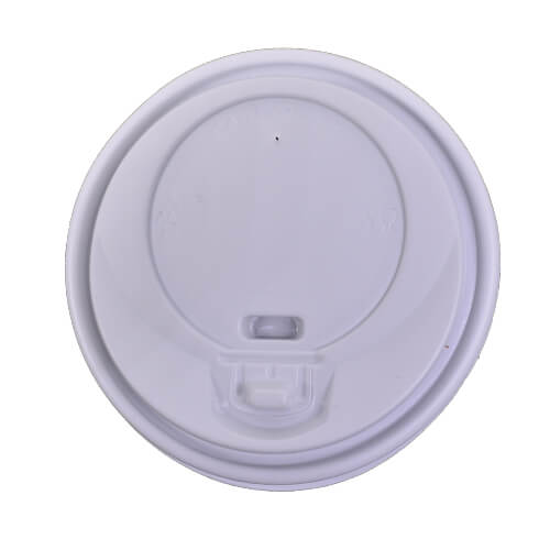 Καπάκι πιπίλα τάπα λευκό για χάρτινο ποτήρι 8-12oz
