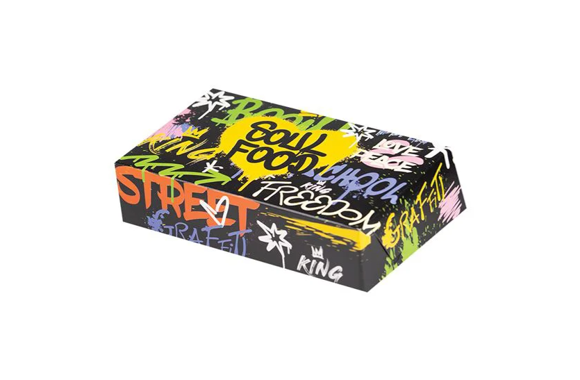 Κουτί club sandwich 22x13x5.5 μεταλλιζέ Soul Food
