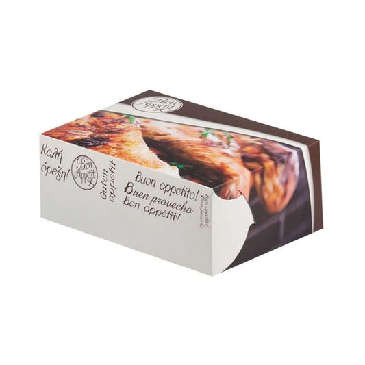 Κουτί κοτόπουλο μισό 19x14.5x8 μεταλλιζέ Buen
