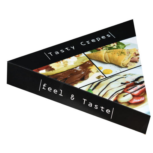 Κουτί κρέπας ισόπλευρο 25×25×4 cm – ιδανικό για γλυκιά & αλμυρή κρέπα
