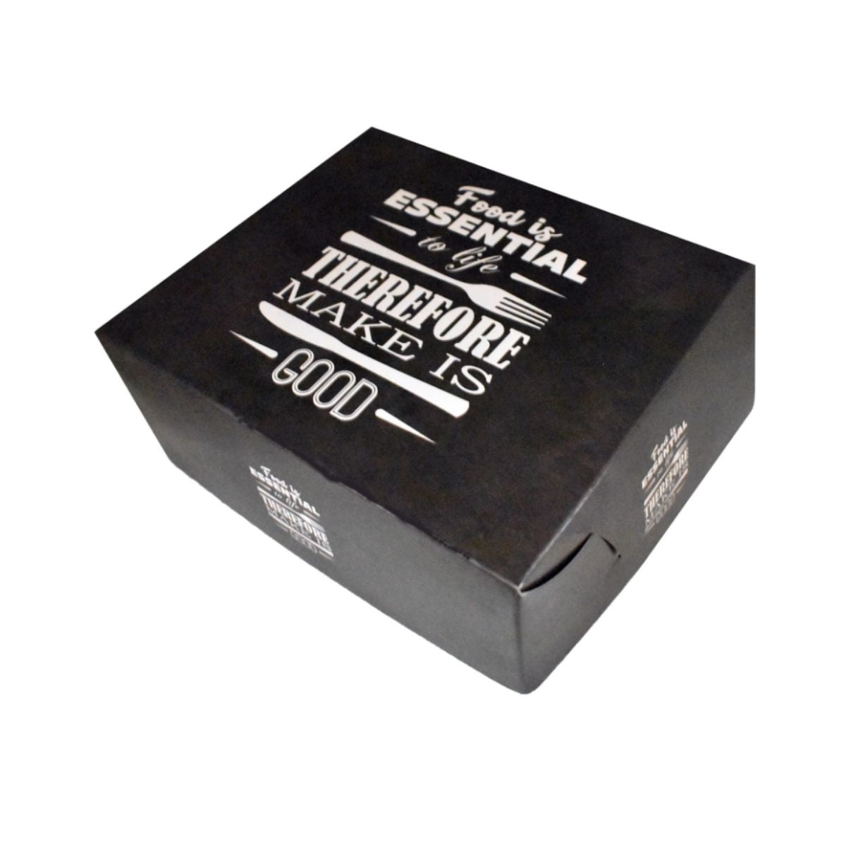 Κουτί μισό κοτόπουλο 19×16×8 cm Black Z3 – ιδανικό για μερίδα κοτόπουλου
