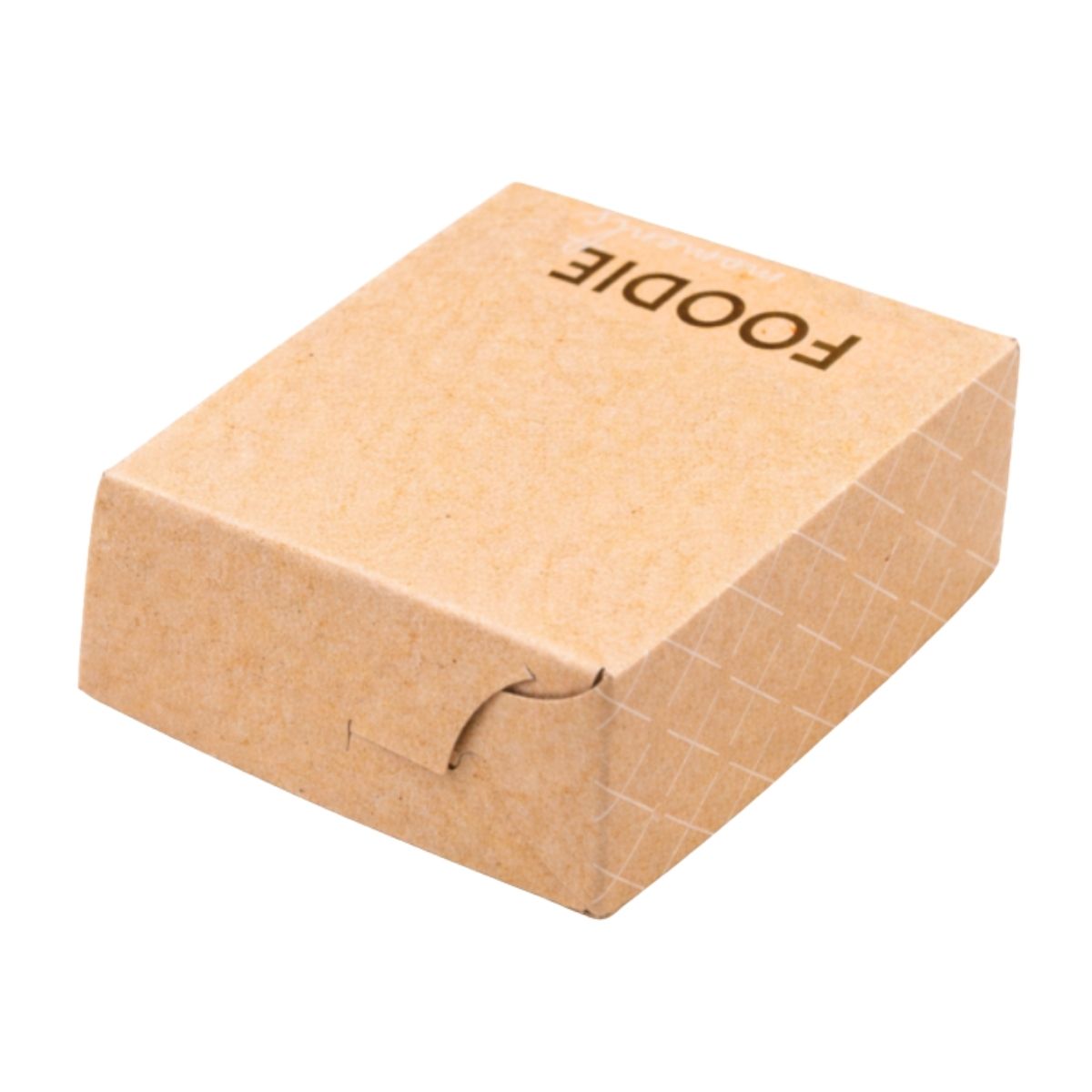 Κουτί πατάτα μικρό 12,2×11,5×5 cm kraft foodie – ιδανικό για μεμονωμένες μερίδες πατάτας