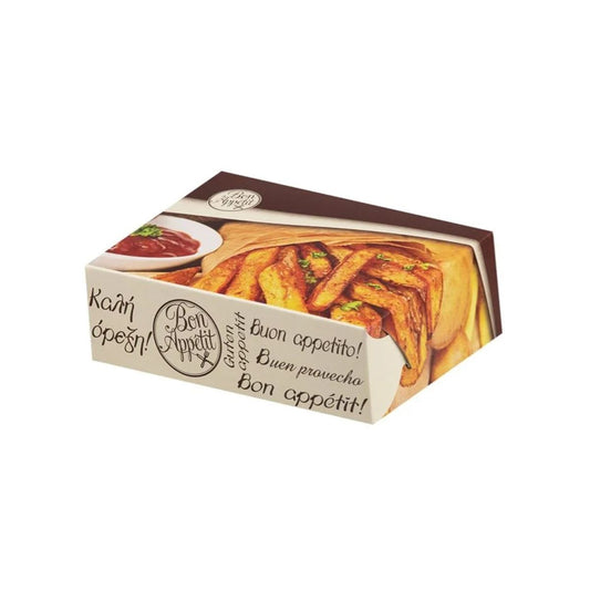 Κουτί πατάτας μονή 14x10.5x5 μεταλλιζέ Buen
