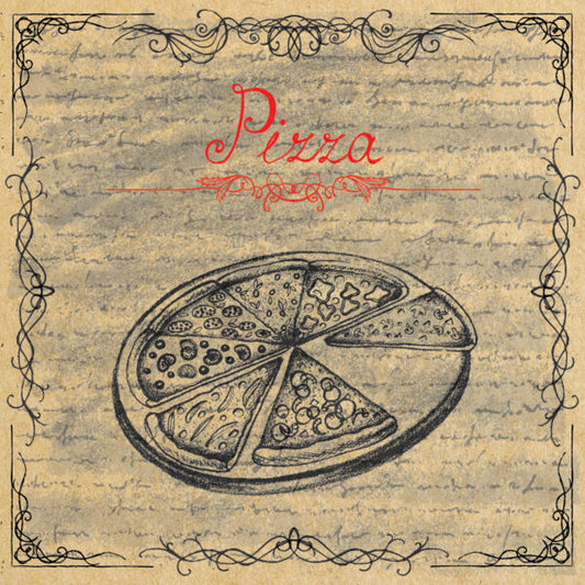 Κουτί πίτσας Welle kraft τυπωμένο
