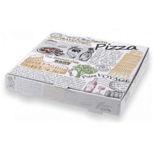 Κουτί πίτσας Welle λευκό Rome 100 τεμάχια
