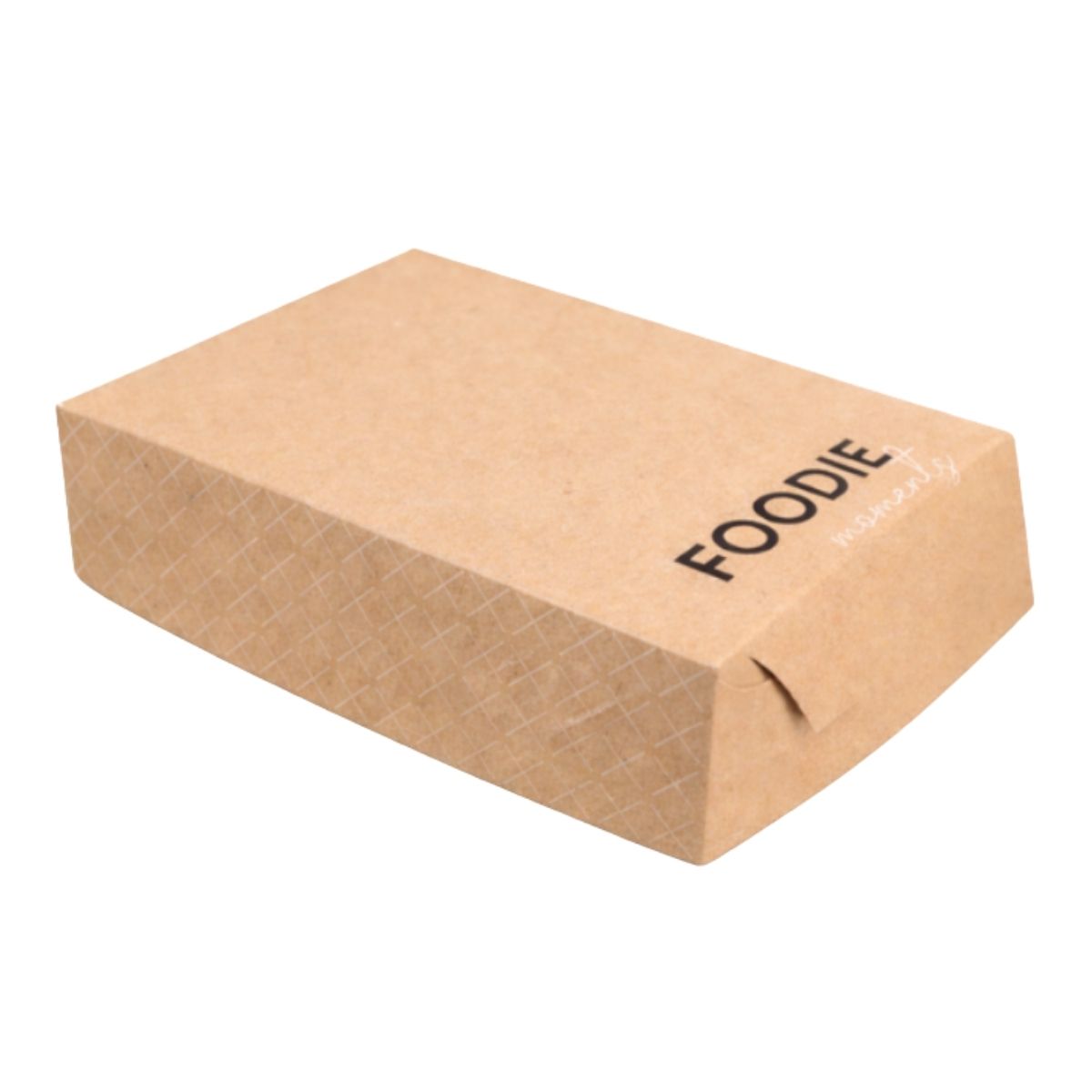 Κουτί ποικιλία μεγάλο 25×17×6,5 cm kraft foodie – κατάλληλο για μερίδες mix & platters