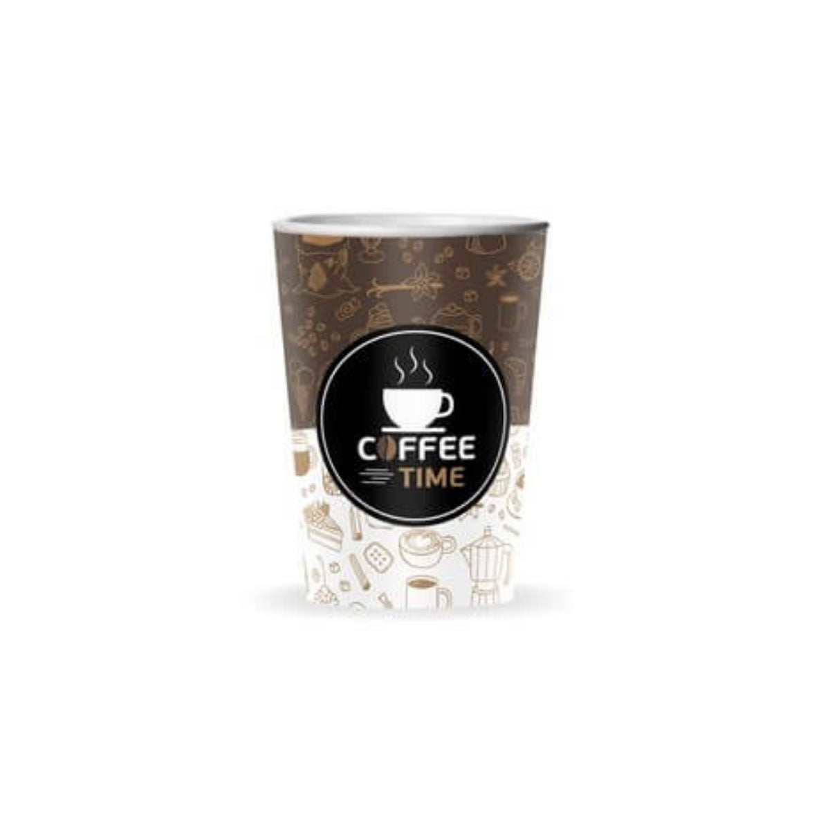 Χάρτινο ποτήρι Coffee Time SW 4 oz – μικρό μέγεθος