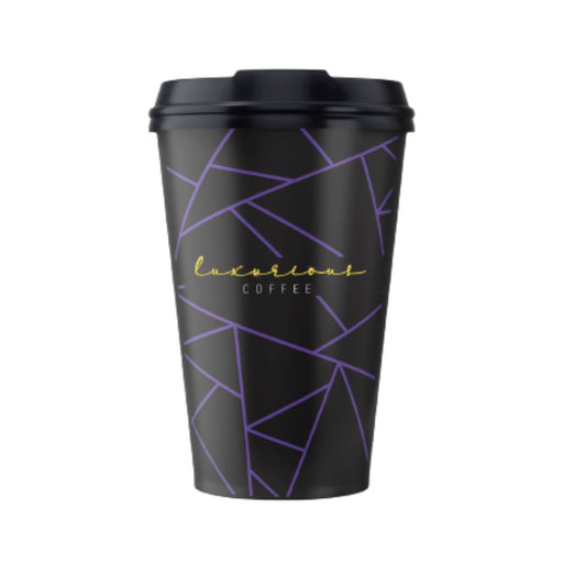 Χάρτινο ποτήρι Luxurious DW – χρυσό / πολυτελές
