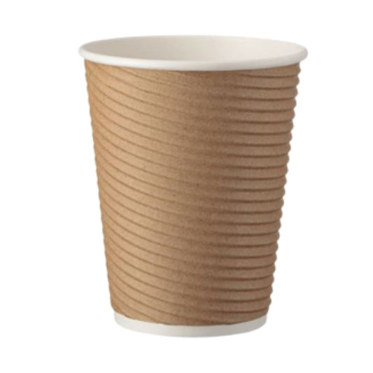 Χάρτινο ποτήρι Ripple Kraft DW 
