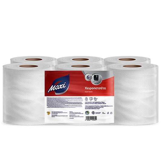 Χαρτί κουζίνας επαγγελματικό 6×800 gr – συσκευασία χονδρικής
