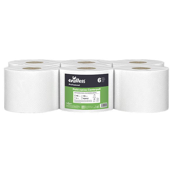 Χαρτί υγείας Centerpull 600gr – σετ 6 τεμαχίων
