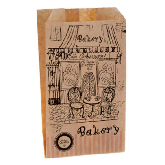 Χαρτοσακούλα Kraft Bakery 12x21cm – Emporico