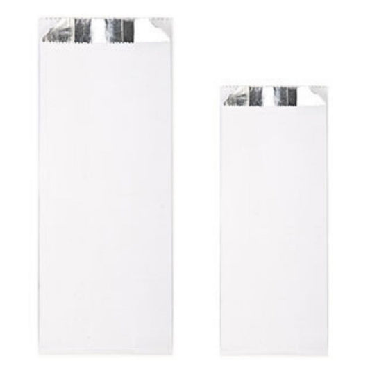 Χαρτοσακούλα με αλουμίνιο λευκή κραφτ 10kg
