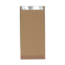 Χαρτοσακούλα με αλουμίνιο καφέ
