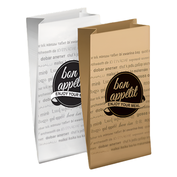 Χαρτοσακούλα βέζεταλ καφέ Bon Appetit 10kg
