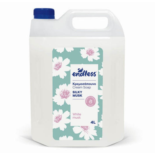 Endless υγρό κρεμοσάπουνο Silky Musk 4lt - Ιδανικό για επαγγελματίες , επαγγελματική συσκευασία
