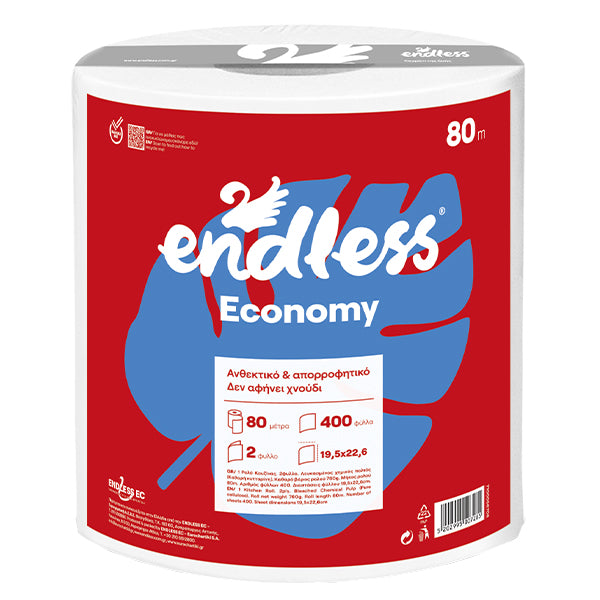 Χαρτί κουζίνας Endless Economy 760 gr – ρολό 80 m, 2 φύλλα
