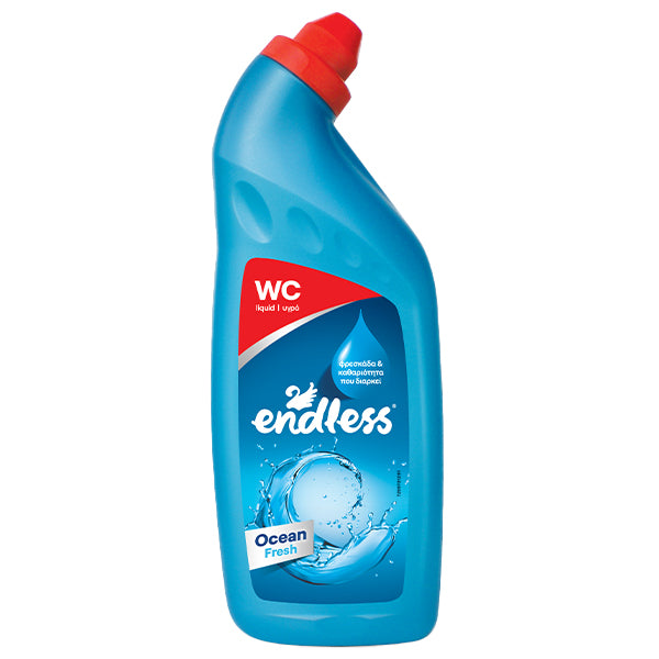 Endless «Παπί» WC 750 ml – Μπλε Ωκεανός άρωμα, υγρό καθαριστικό λεκάνης τουαλέτας
