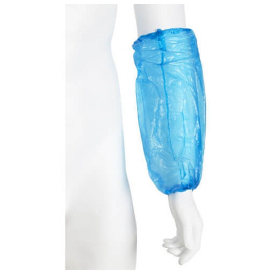 Επιμανίκια μιας χρήσης μπλε 20×40 cm – 100 τεμ – Emporico