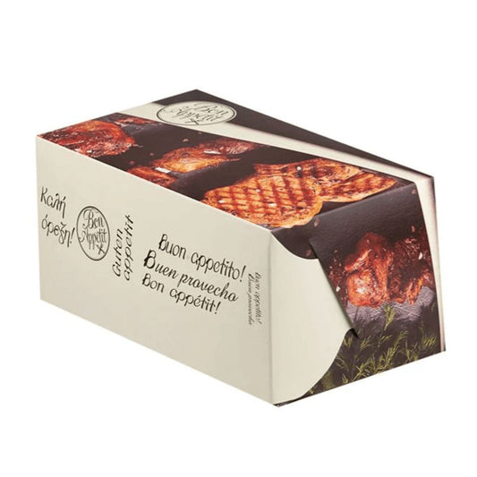 Κουτί συσκευασίας σουβλακιού βαθύ 22x12.9x11 μεταλλιζέ
