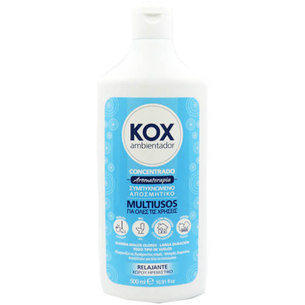 KOX συμπυκνωμένο αρωματικό χώρου 500 ml – ηρεμιστικό άρωμα για επαγγελματική χρήση

