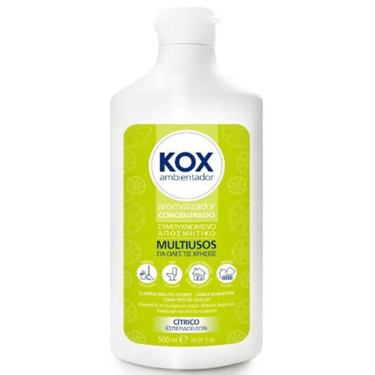 KOX Συμπυκνωμένο Αρωματικό 500 ml – άρωμα εσπεριδοειδών για χώρο
