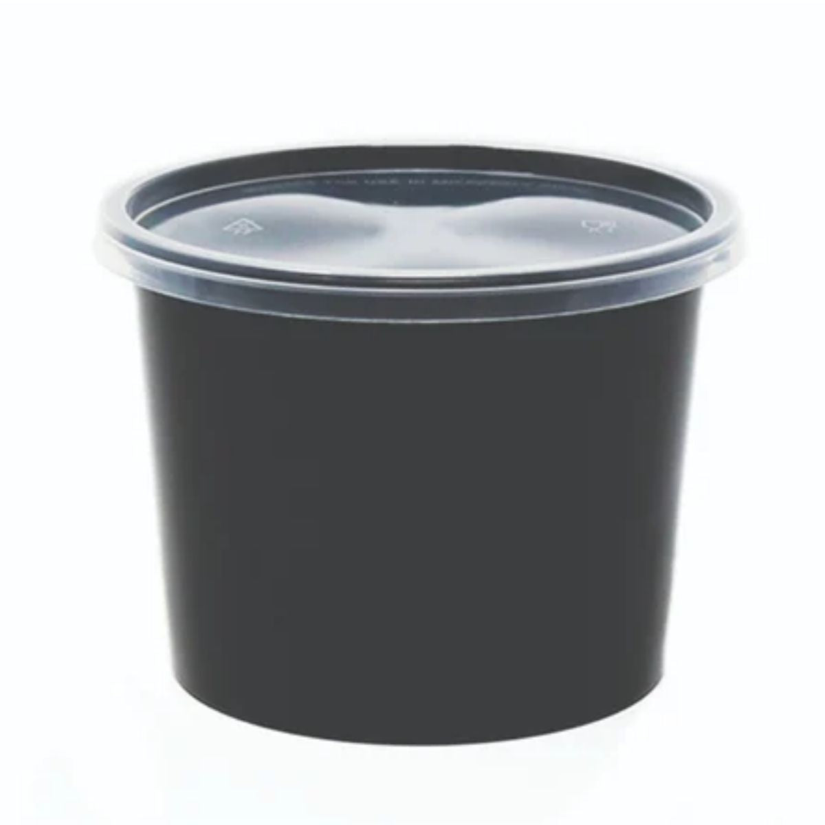 Σκεύος μικροκυμάτων 740ml 25oz στρόγγυλο με καπάκι – συσκευασία 50 τεμαχίων